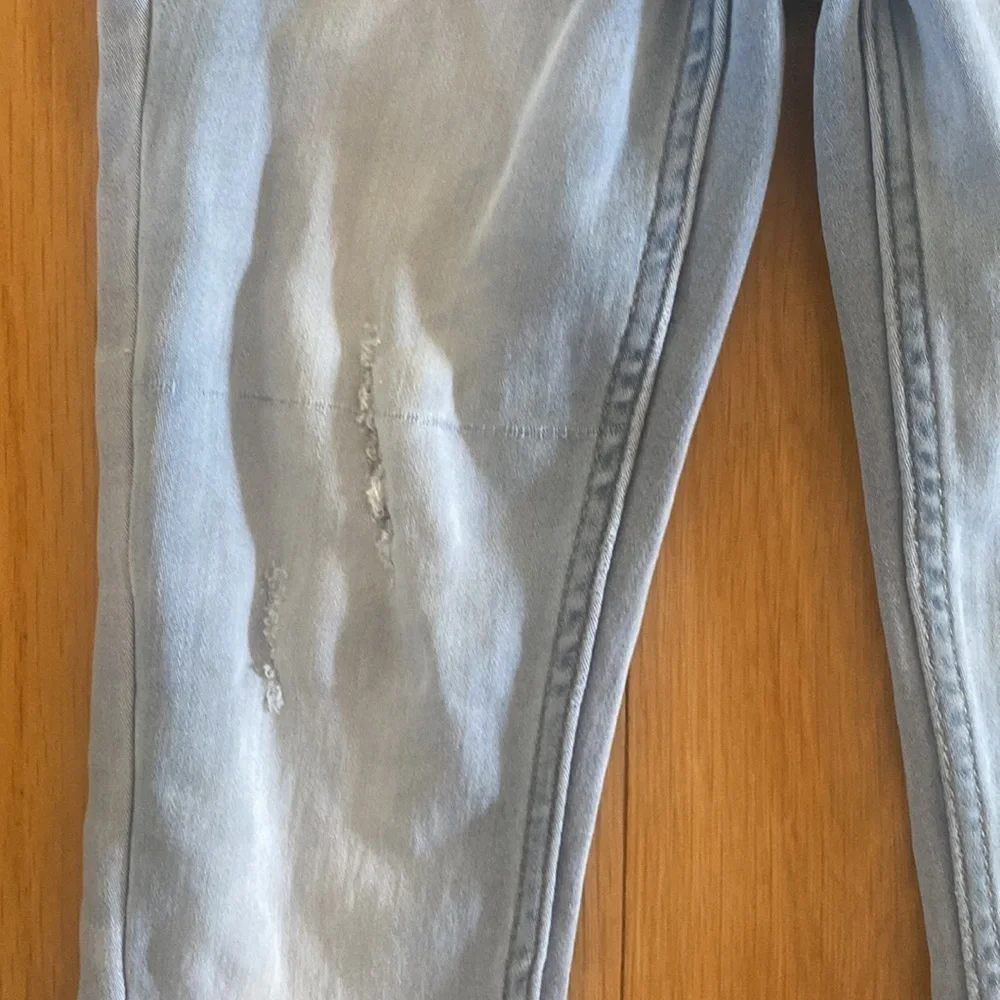Justice Light Denim Distressed Jeggings 8 Slim